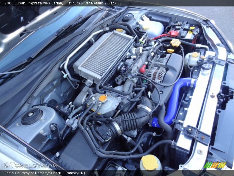Platinum Silver Metallic / Black 2005 Subaru Impreza WRX Sedan