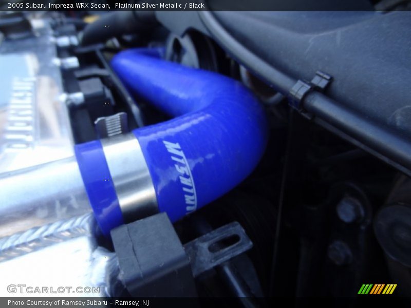 Platinum Silver Metallic / Black 2005 Subaru Impreza WRX Sedan