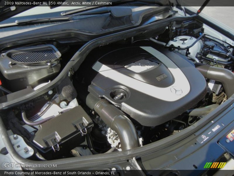 Arctic White / Cashmere 2009 Mercedes-Benz ML 350 4Matic