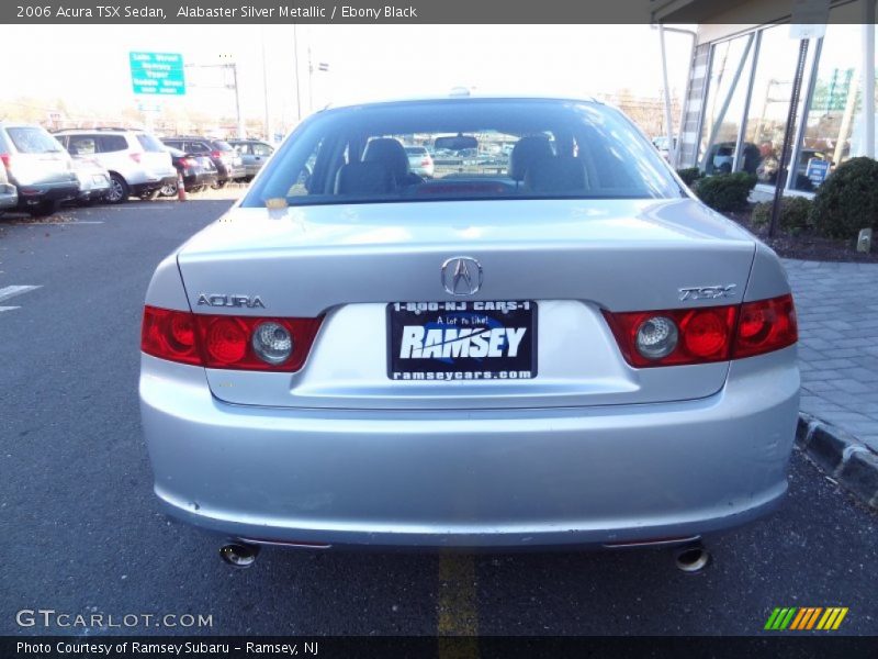 Alabaster Silver Metallic / Ebony Black 2006 Acura TSX Sedan