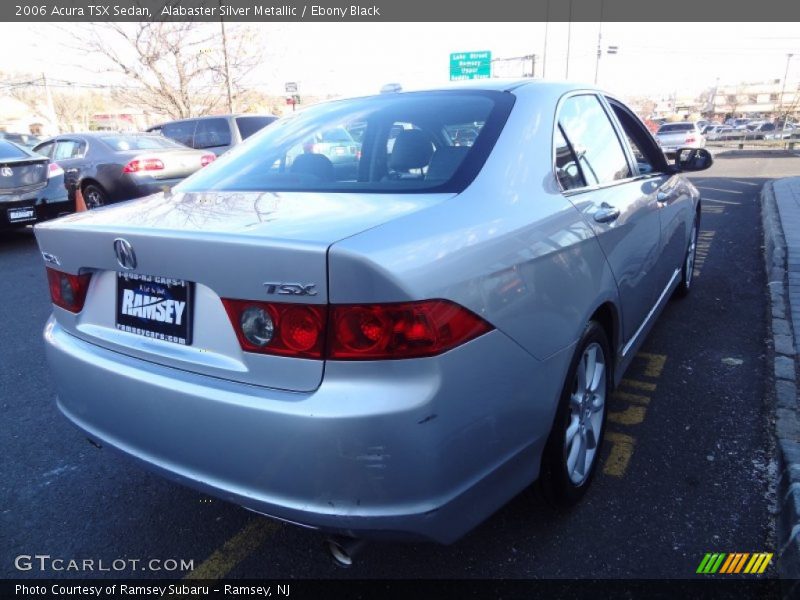 Alabaster Silver Metallic / Ebony Black 2006 Acura TSX Sedan