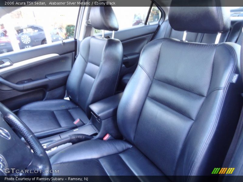Alabaster Silver Metallic / Ebony Black 2006 Acura TSX Sedan