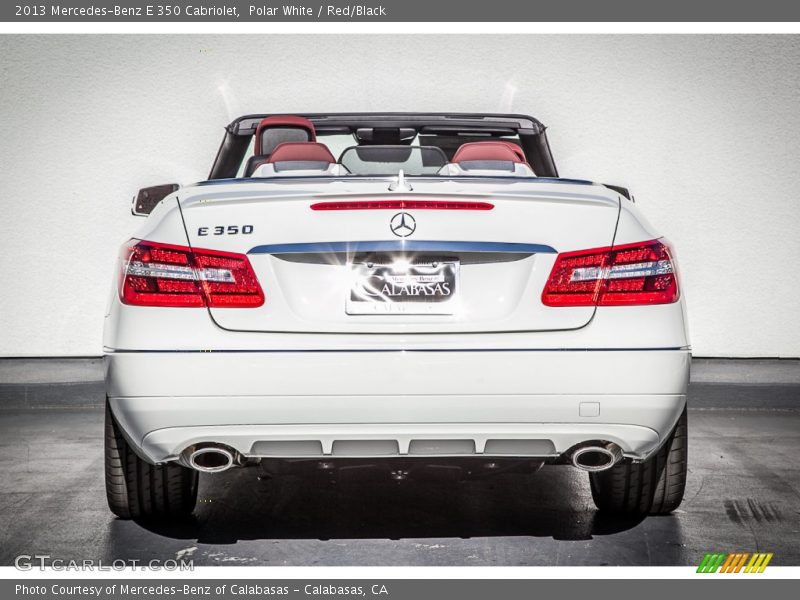 Polar White / Red/Black 2013 Mercedes-Benz E 350 Cabriolet