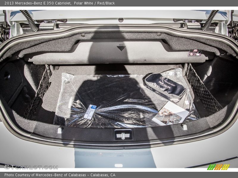 Polar White / Red/Black 2013 Mercedes-Benz E 350 Cabriolet