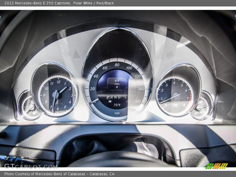 Polar White / Red/Black 2013 Mercedes-Benz E 350 Cabriolet