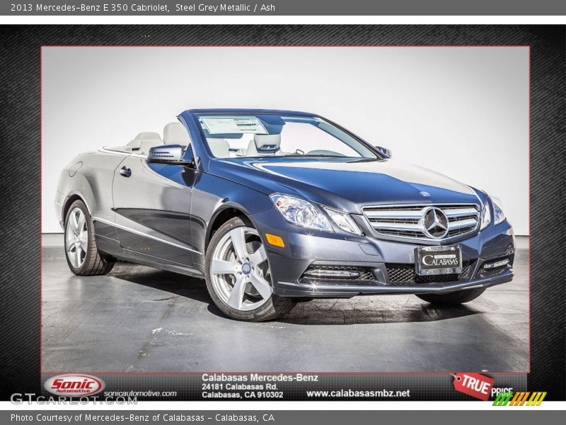 Steel Grey Metallic / Ash 2013 Mercedes-Benz E 350 Cabriolet