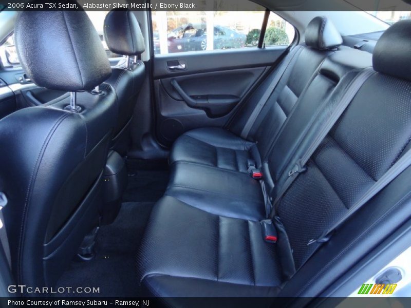 Alabaster Silver Metallic / Ebony Black 2006 Acura TSX Sedan