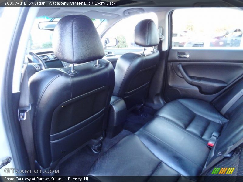 Alabaster Silver Metallic / Ebony Black 2006 Acura TSX Sedan