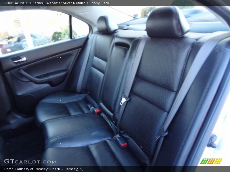 Alabaster Silver Metallic / Ebony Black 2006 Acura TSX Sedan