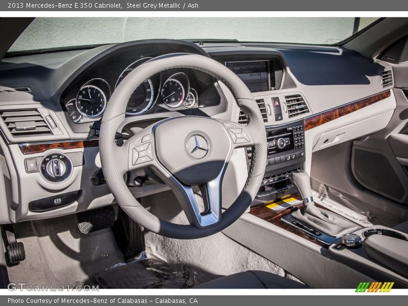 Steel Grey Metallic / Ash 2013 Mercedes-Benz E 350 Cabriolet
