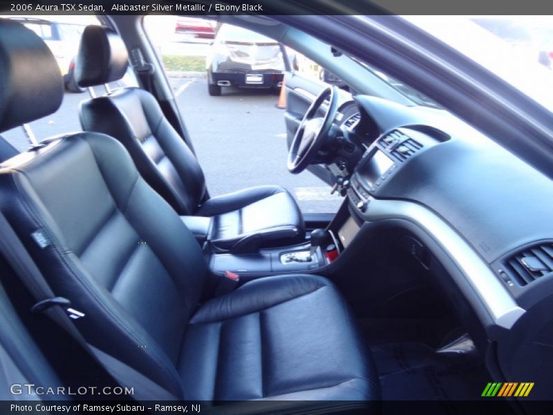 Alabaster Silver Metallic / Ebony Black 2006 Acura TSX Sedan