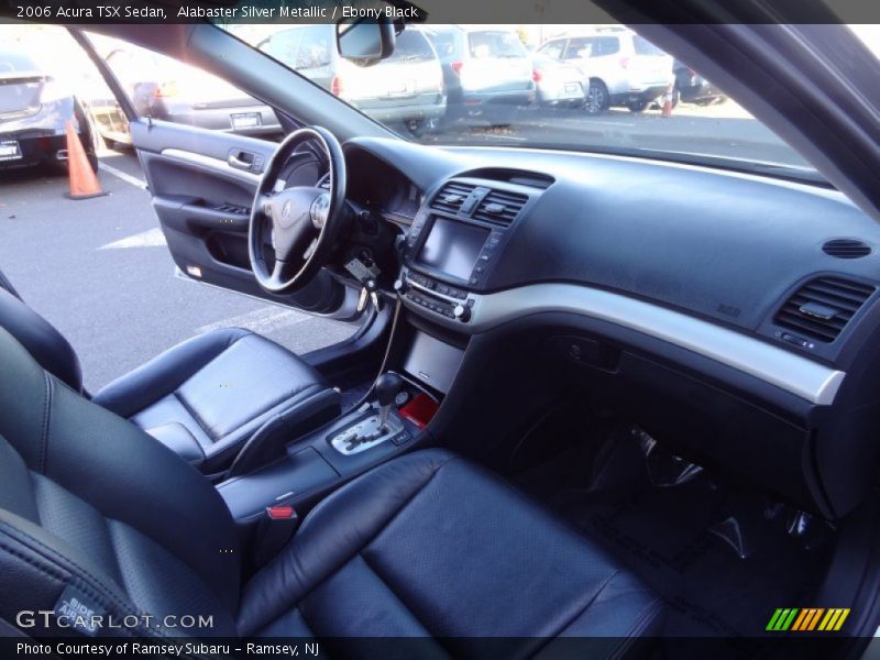 Alabaster Silver Metallic / Ebony Black 2006 Acura TSX Sedan