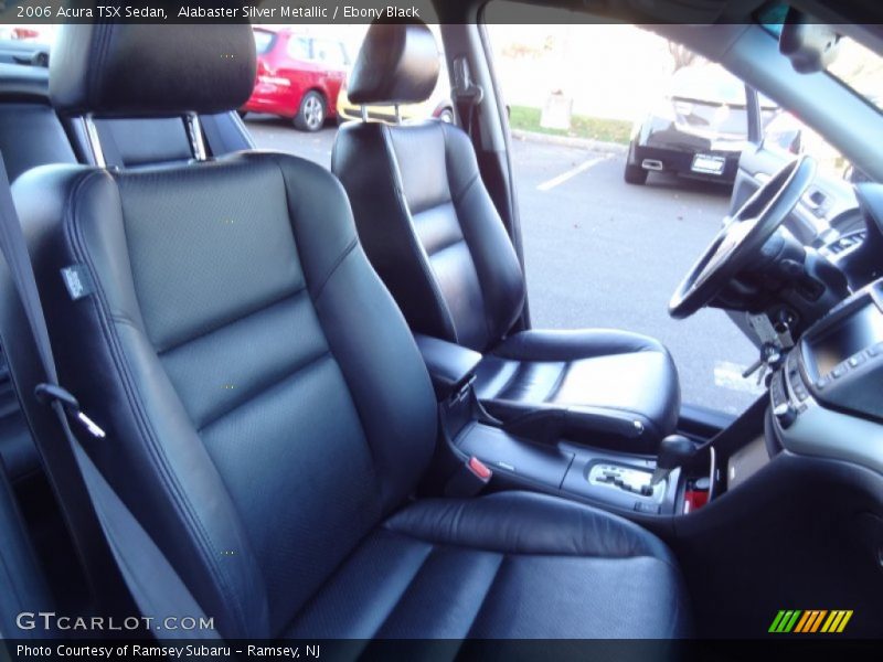 Alabaster Silver Metallic / Ebony Black 2006 Acura TSX Sedan
