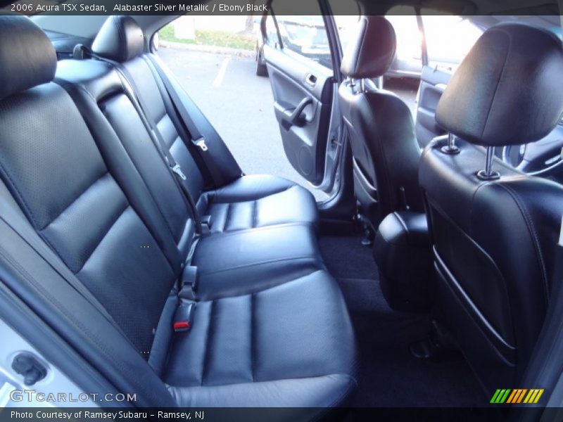 Alabaster Silver Metallic / Ebony Black 2006 Acura TSX Sedan