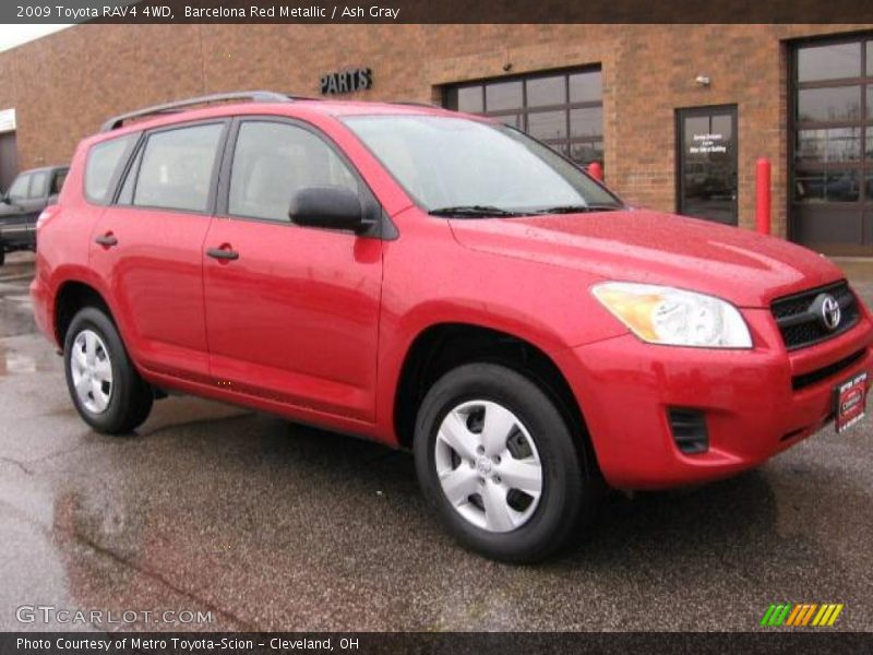 Barcelona Red Metallic / Ash Gray 2009 Toyota RAV4 4WD