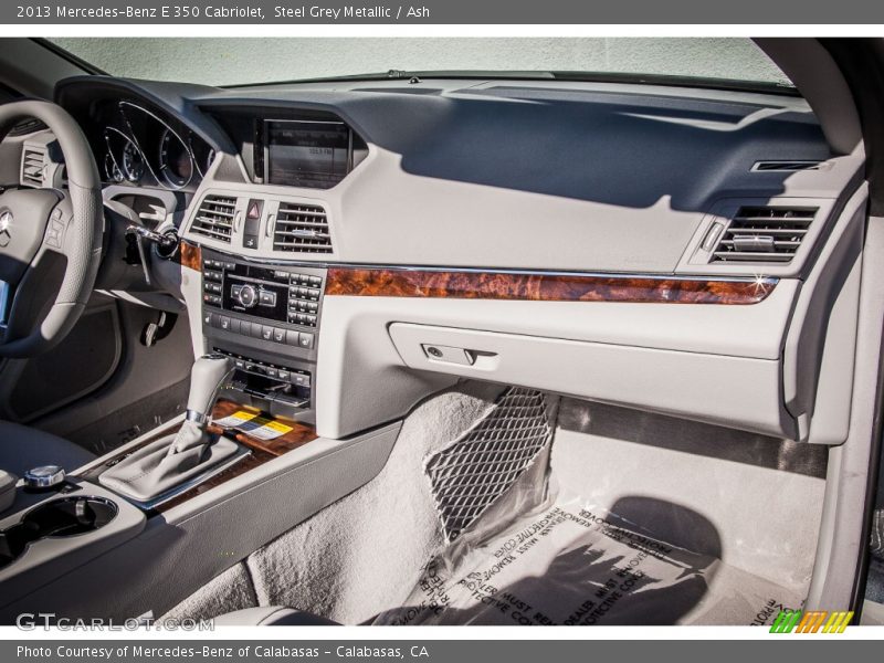 Steel Grey Metallic / Ash 2013 Mercedes-Benz E 350 Cabriolet