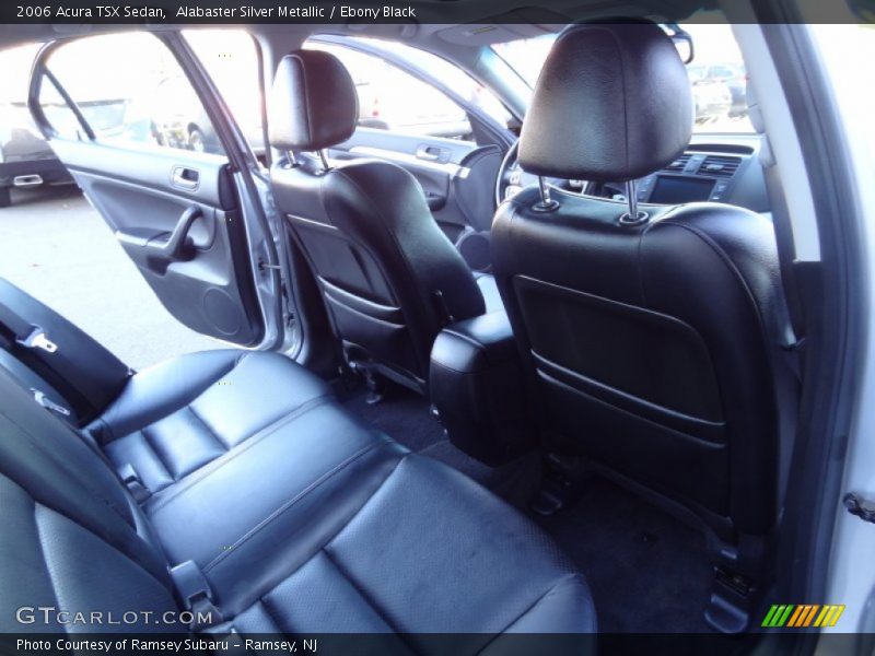Alabaster Silver Metallic / Ebony Black 2006 Acura TSX Sedan