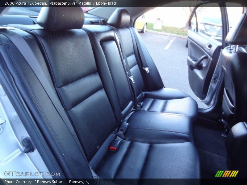 Alabaster Silver Metallic / Ebony Black 2006 Acura TSX Sedan