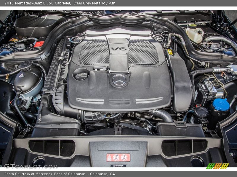 Steel Grey Metallic / Ash 2013 Mercedes-Benz E 350 Cabriolet