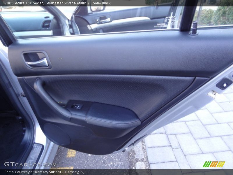 Alabaster Silver Metallic / Ebony Black 2006 Acura TSX Sedan