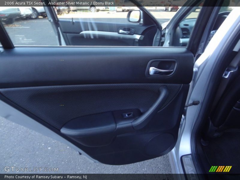 Alabaster Silver Metallic / Ebony Black 2006 Acura TSX Sedan