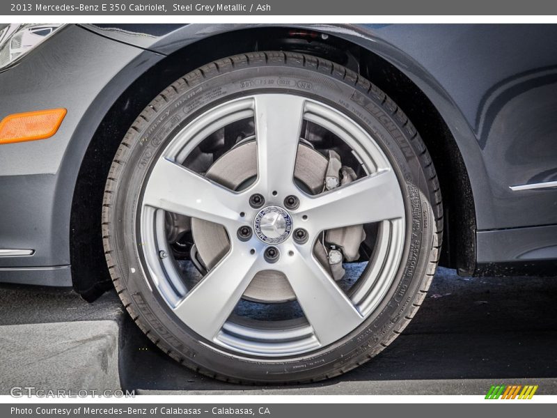 Steel Grey Metallic / Ash 2013 Mercedes-Benz E 350 Cabriolet