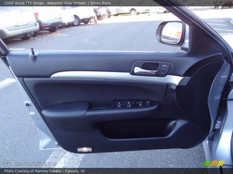 Alabaster Silver Metallic / Ebony Black 2006 Acura TSX Sedan