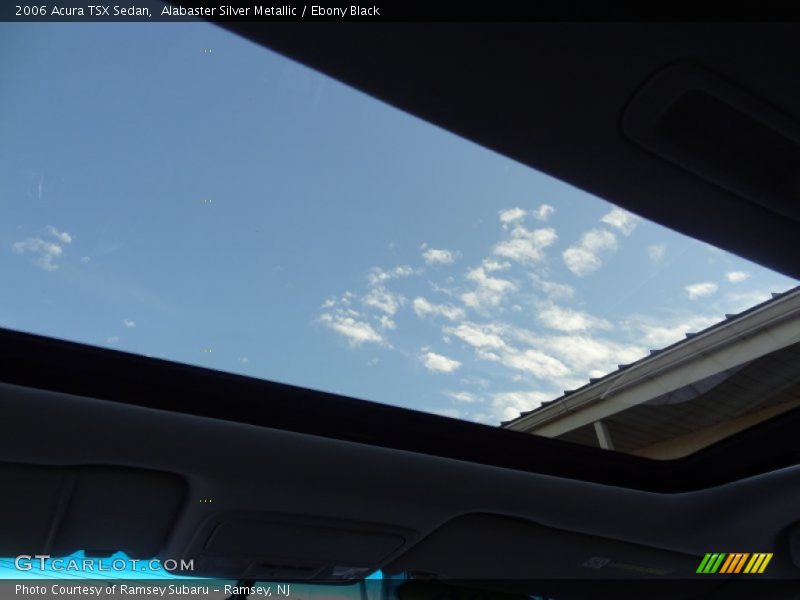 Alabaster Silver Metallic / Ebony Black 2006 Acura TSX Sedan
