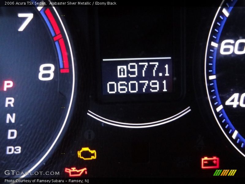 Alabaster Silver Metallic / Ebony Black 2006 Acura TSX Sedan