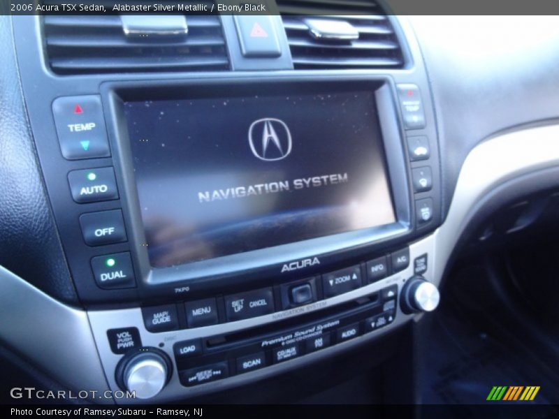 Alabaster Silver Metallic / Ebony Black 2006 Acura TSX Sedan