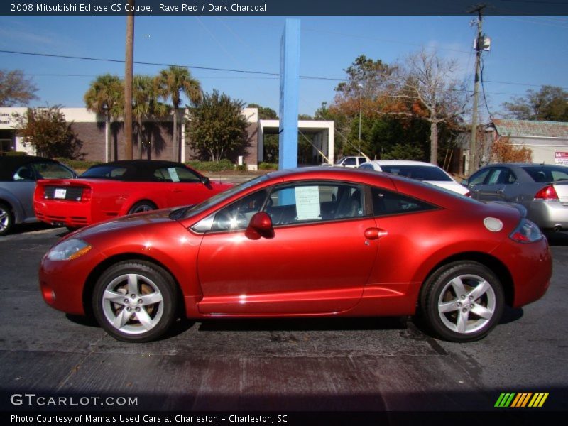 Rave Red / Dark Charcoal 2008 Mitsubishi Eclipse GS Coupe