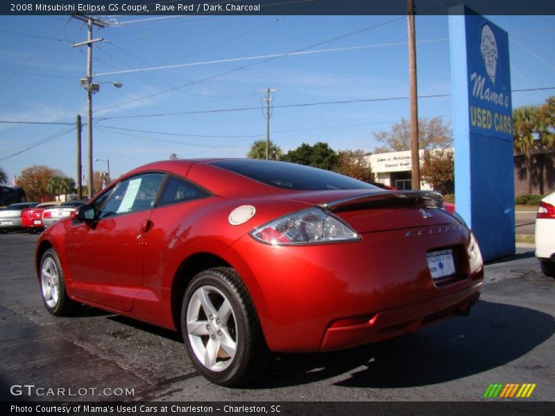 Rave Red / Dark Charcoal 2008 Mitsubishi Eclipse GS Coupe