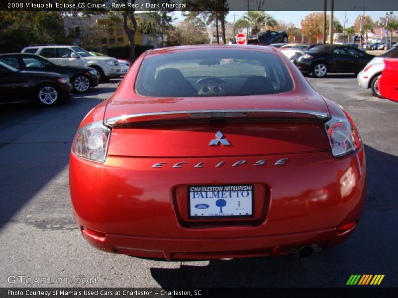 Rave Red / Dark Charcoal 2008 Mitsubishi Eclipse GS Coupe
