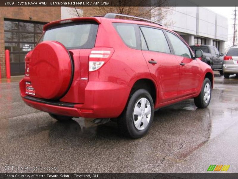 Barcelona Red Metallic / Ash Gray 2009 Toyota RAV4 4WD