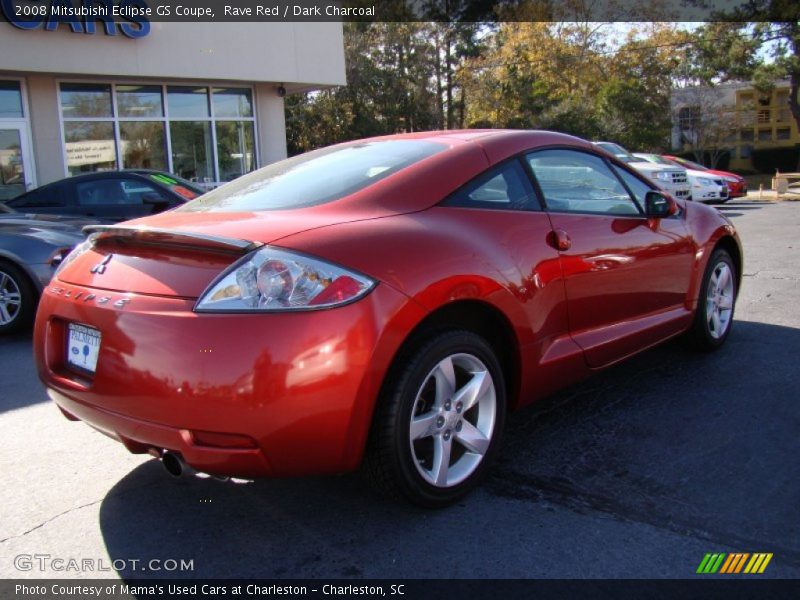 Rave Red / Dark Charcoal 2008 Mitsubishi Eclipse GS Coupe