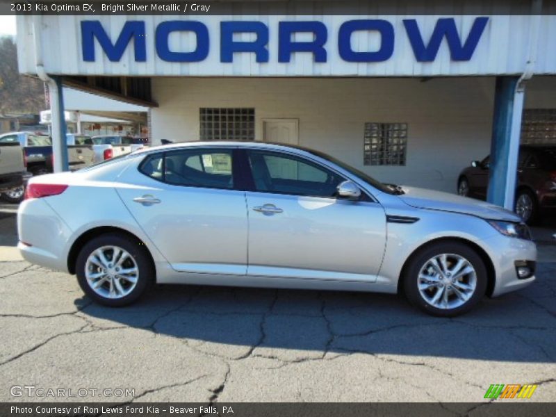 Bright Silver Metallic / Gray 2013 Kia Optima EX
