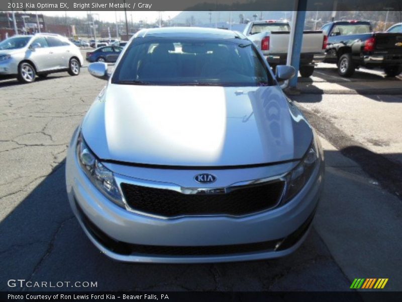 Bright Silver Metallic / Gray 2013 Kia Optima EX