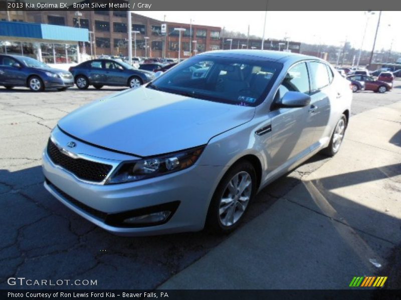 Bright Silver Metallic / Gray 2013 Kia Optima EX