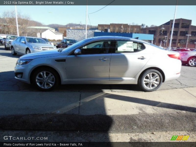 Bright Silver Metallic / Gray 2013 Kia Optima EX