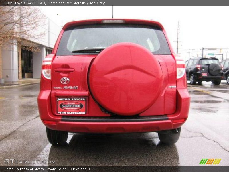 Barcelona Red Metallic / Ash Gray 2009 Toyota RAV4 4WD