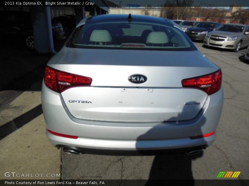 Bright Silver Metallic / Gray 2013 Kia Optima EX