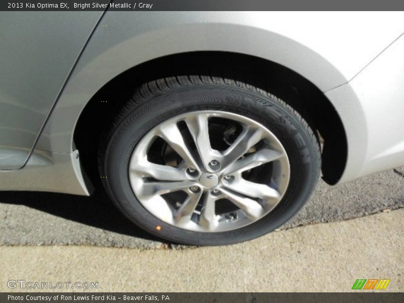 Bright Silver Metallic / Gray 2013 Kia Optima EX