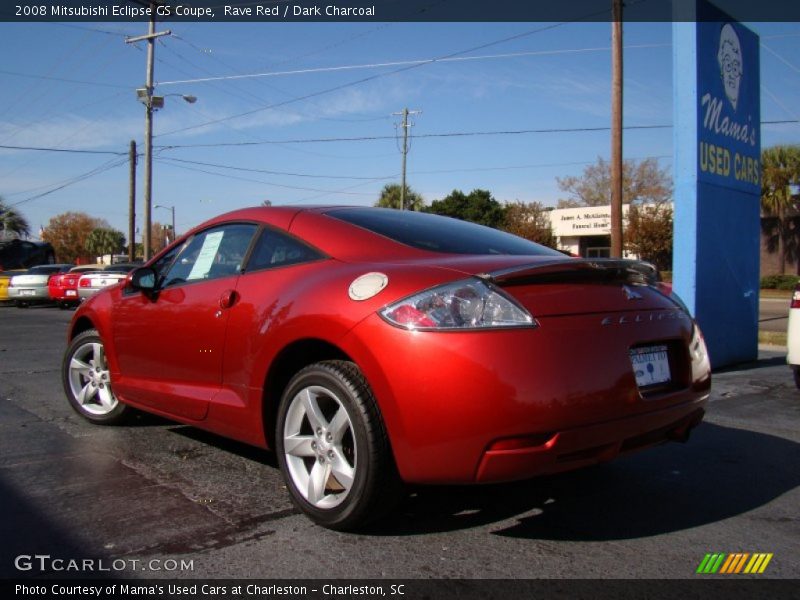 Rave Red / Dark Charcoal 2008 Mitsubishi Eclipse GS Coupe