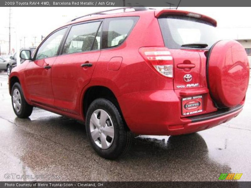 Barcelona Red Metallic / Ash Gray 2009 Toyota RAV4 4WD