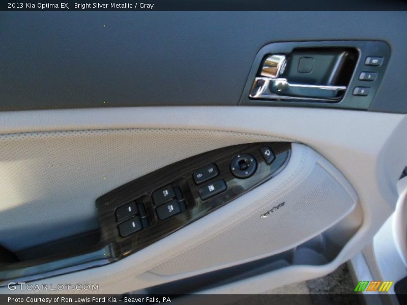 Bright Silver Metallic / Gray 2013 Kia Optima EX