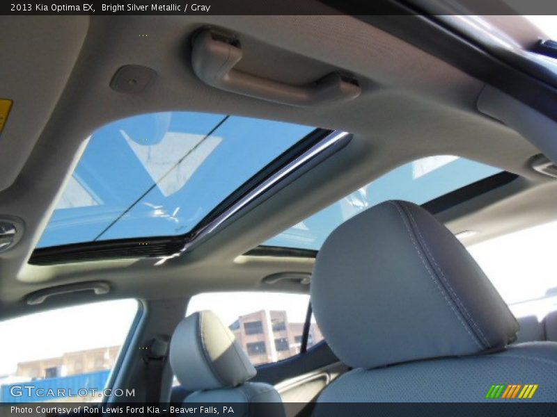 Bright Silver Metallic / Gray 2013 Kia Optima EX