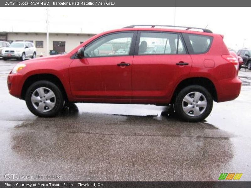 Barcelona Red Metallic / Ash Gray 2009 Toyota RAV4 4WD