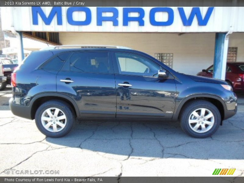 Baltic Blue / Gray 2013 Kia Sorento LX AWD