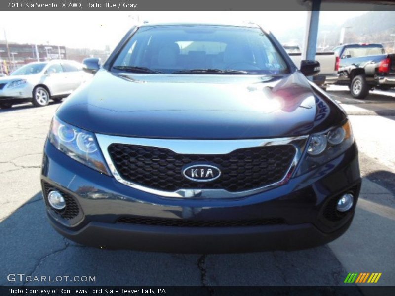 Baltic Blue / Gray 2013 Kia Sorento LX AWD