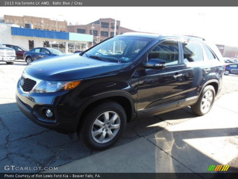 Baltic Blue / Gray 2013 Kia Sorento LX AWD